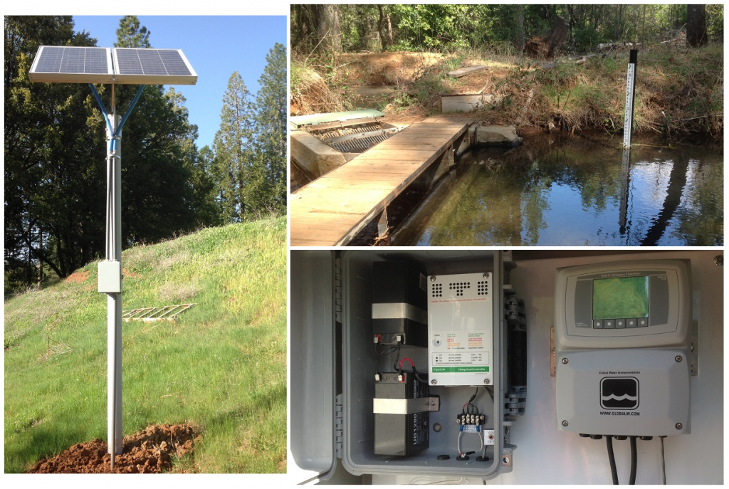 Many components are required for an in situ water monitoring system, which allows us to track the flow of water through the ranch, as well as our own water usage within the ranch.